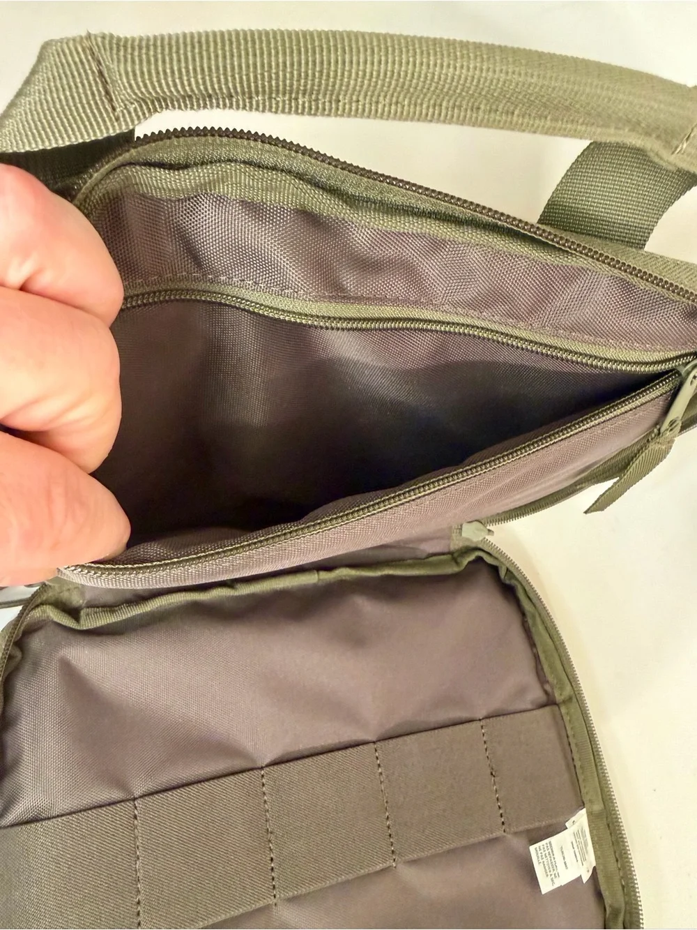 5.11 Single Pistol Case, Ranger Green 9”H x 12”L x 3” Deep Range Bag Full Zip